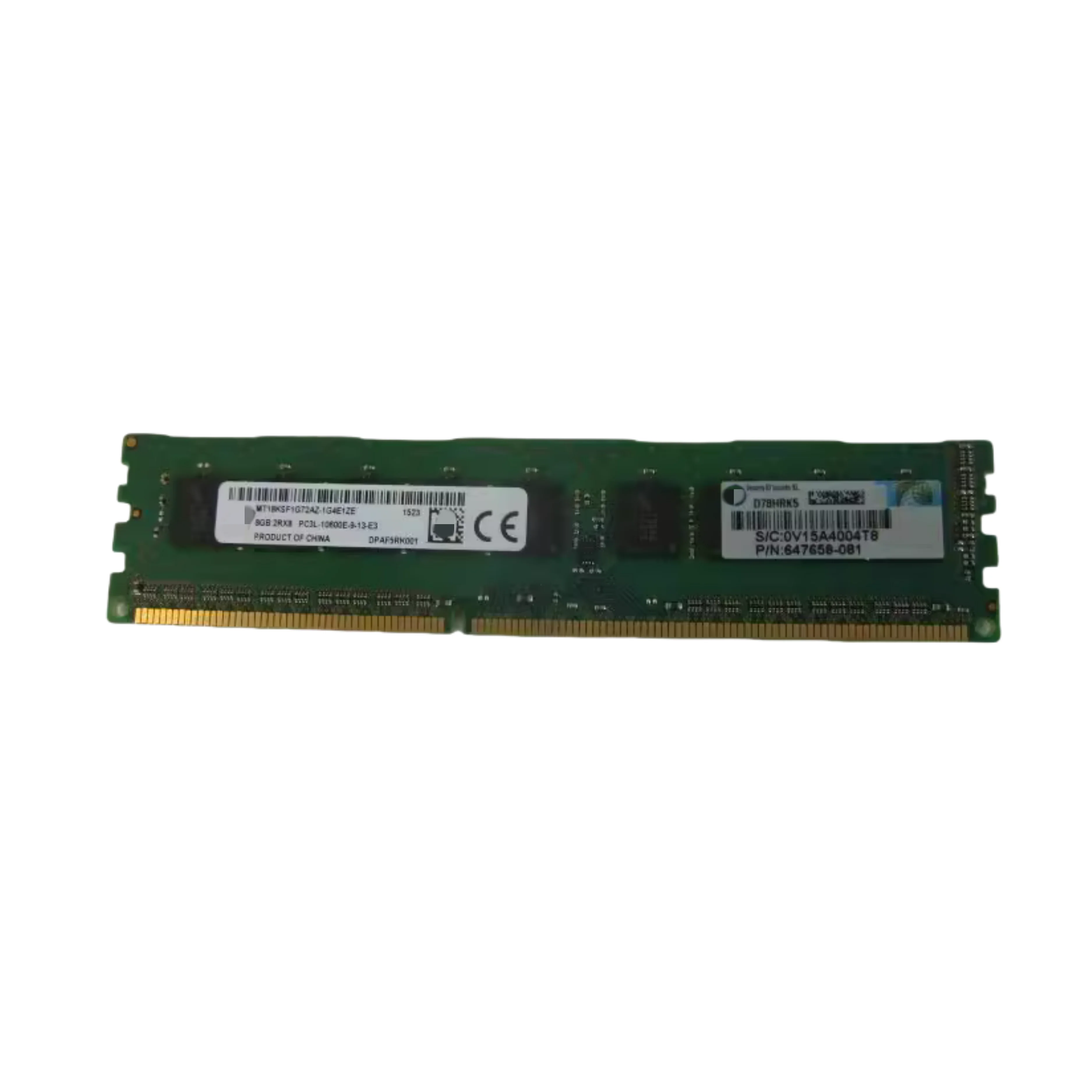 

647909 -B21 647658 -081 664969 -001 8G 2RX8 PC3L-10600E 1333