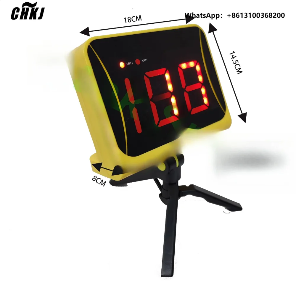 Baseball, tennis, softball, football, speed test equipment