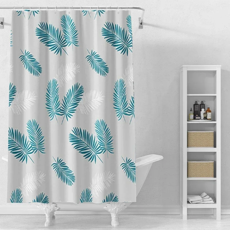 

Занавеска для душа в ванной комнате, водонепроницаемая занавеска для душа PEVA, занавеска для душа с перьями, современный домашний декор, полупрозрачная