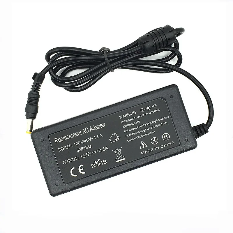 Universal 18.5V 3.5A 65w  AC Adapter Battery Charger for HP PAVILION DV2000 DV6000 DV6500 DV6700 DV9000 DV9700