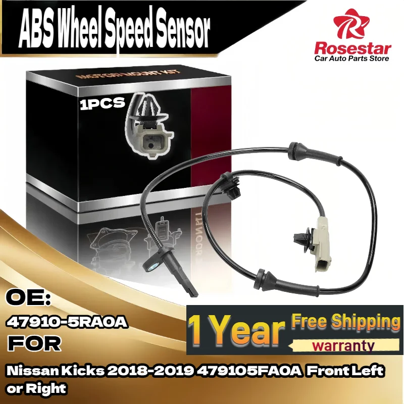 

Автоматический датчик скорости переднего левого или правого колеса ABS 479105FA0A для Nissan Kicks 2018-2019