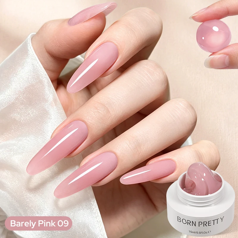 BORN PRETTY 15ml 5D Modelliergel, nicht klebend, Handmodelliergel, DIY Nagel-Schnitzgel für Schleifen, Blumen, geometrische Formen, Nageldesign