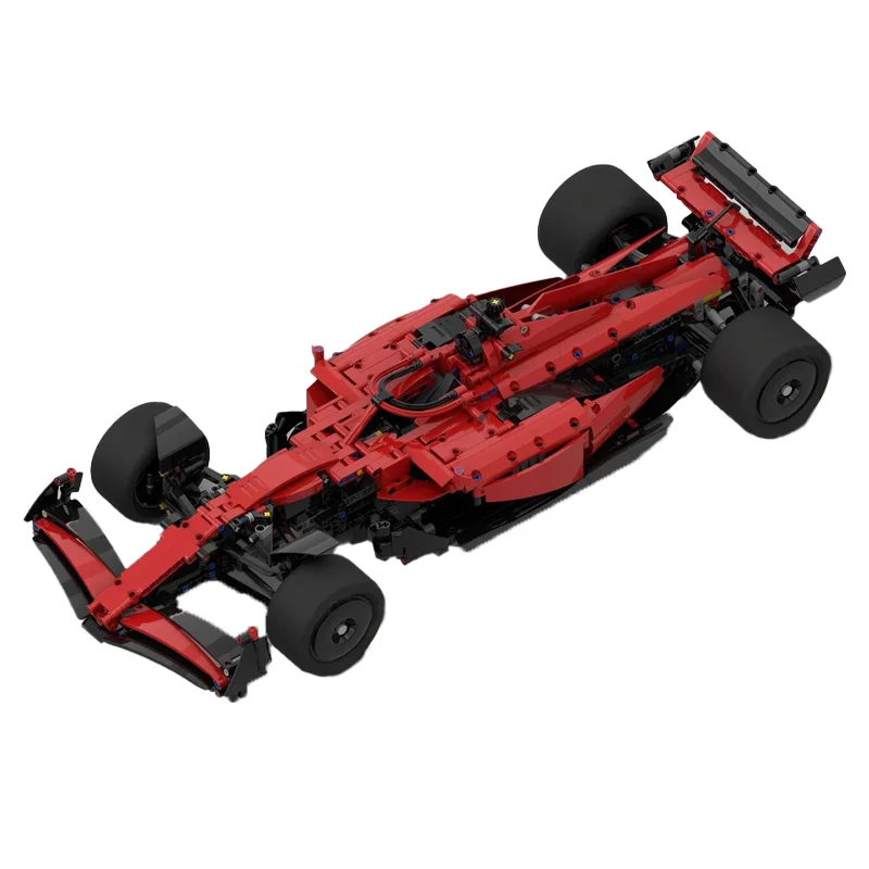 شعبية 1341 قطعة سيارة رياضية حمراء سريعة وحدات اللبنات نموذج لتعليم الأطفال لتقوم بها بنفسك تجميع لعبة هدايا عيد الميلاد عيد الميلاد #1
