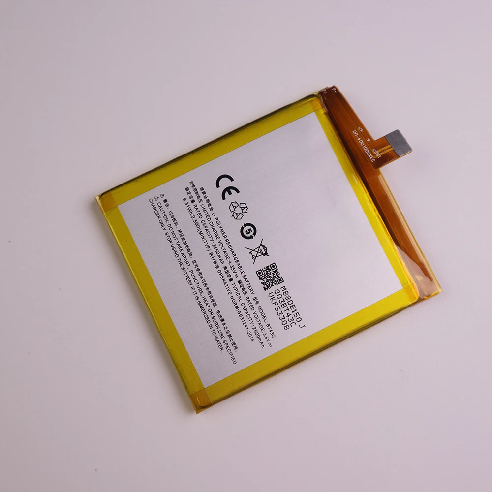 Meizu 100% Original Battery 2500mAh BT43C For Meizu M2 mini Meilan 2 M2mini High Quality Mobile Phone Batteries Bateria + Tools