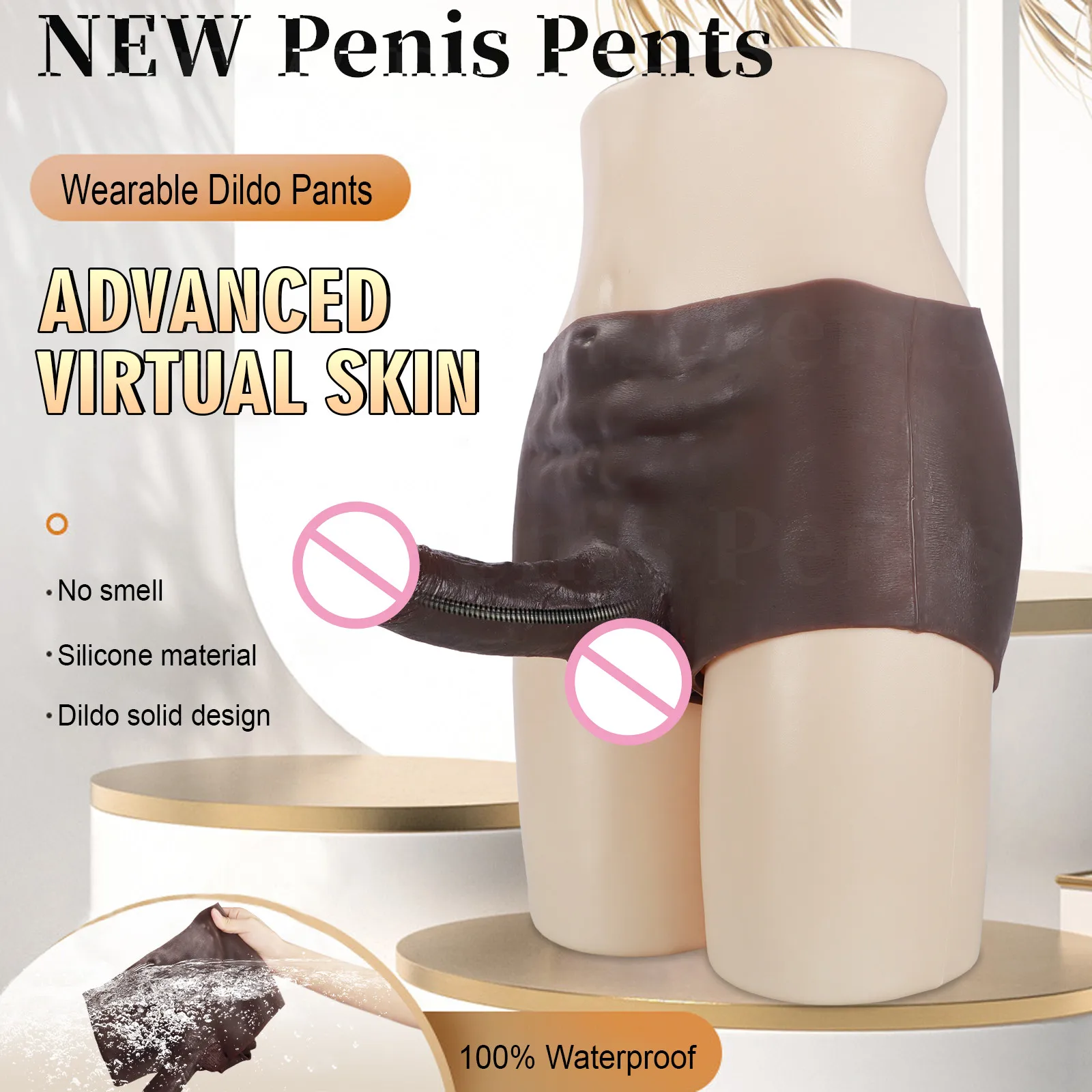 New Dildos Strap on Wearable Realistic Dildo Pants for Women G-spot Penis Harness Belt Erotic Panties Adult Sex Toys for Lesbian view 5