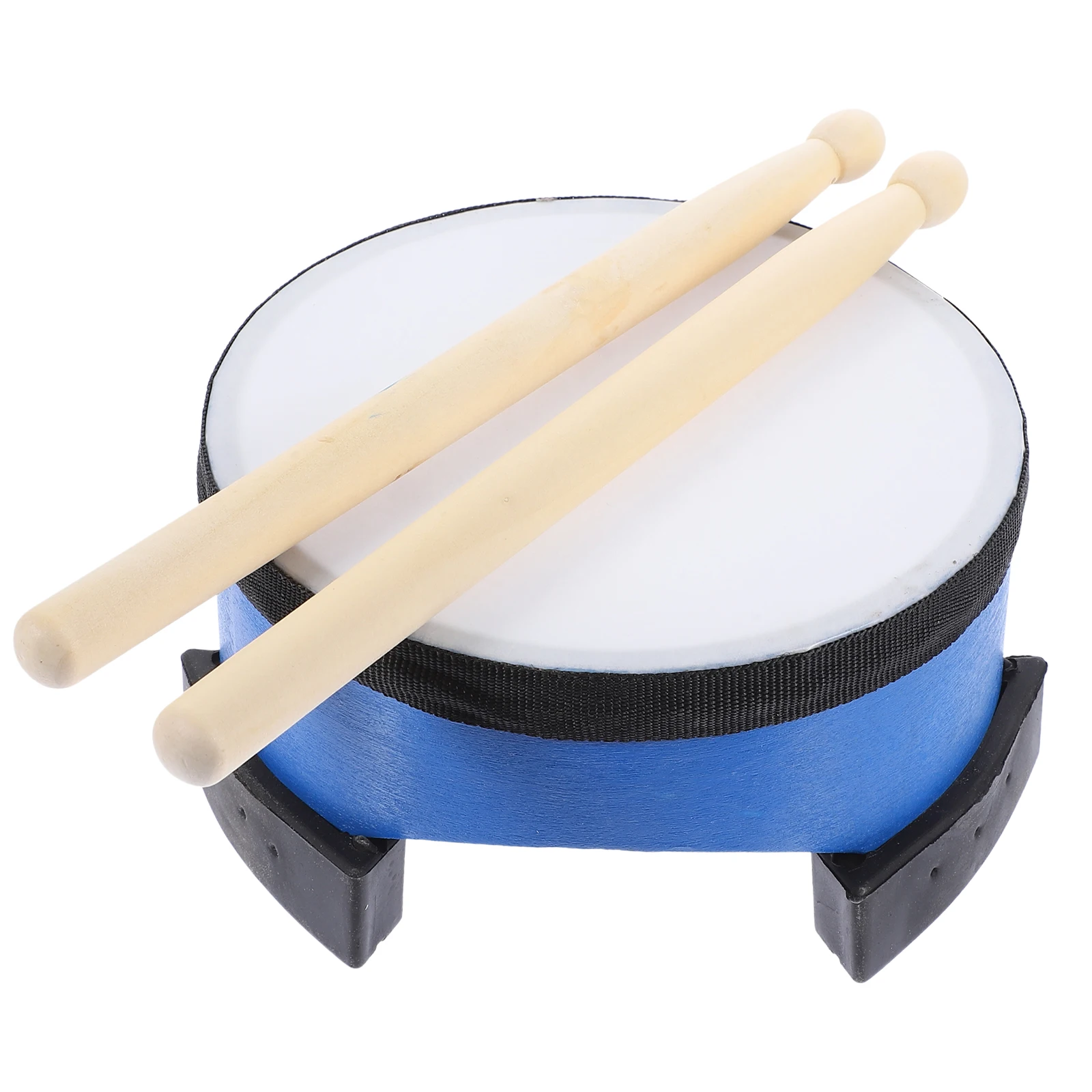 6 インチフロアドラム 1 セット子供打楽器幼児音楽玩具赤色耐摩耗性リズムコーディネーション