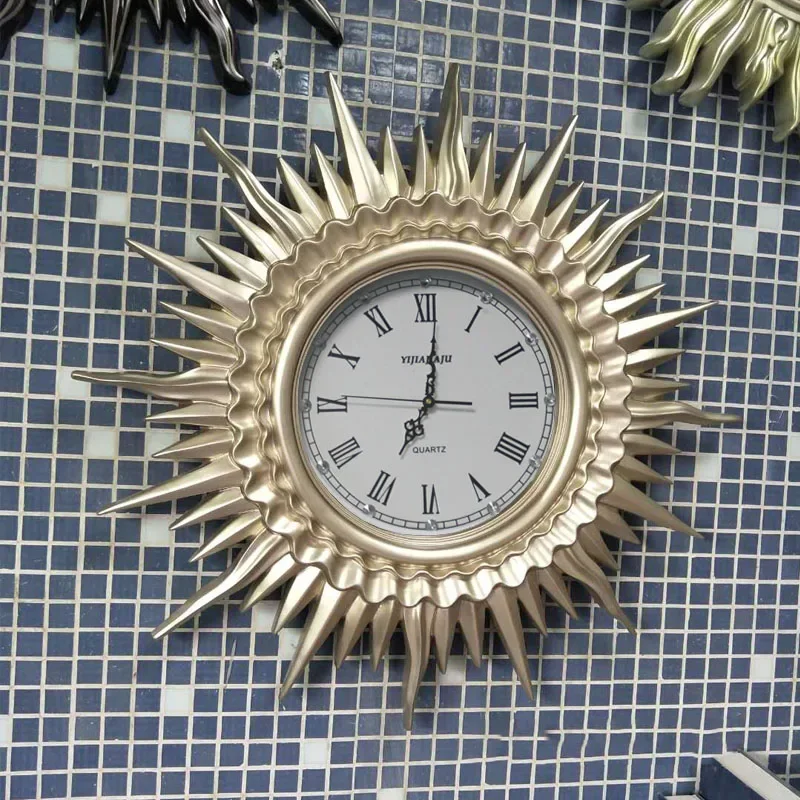 Silent Battery Wall Clock Hanging Industrial Wooden Luxury Wall Clock Modern Design Movement Wandklok Living Room Furniture