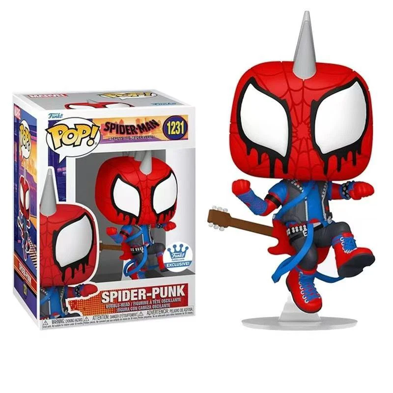 Funko Marvel Cinematic Universe Spiderman Doll Anime Q Version Action Figure Model Cute Desktop Ornament Accessories Gifts