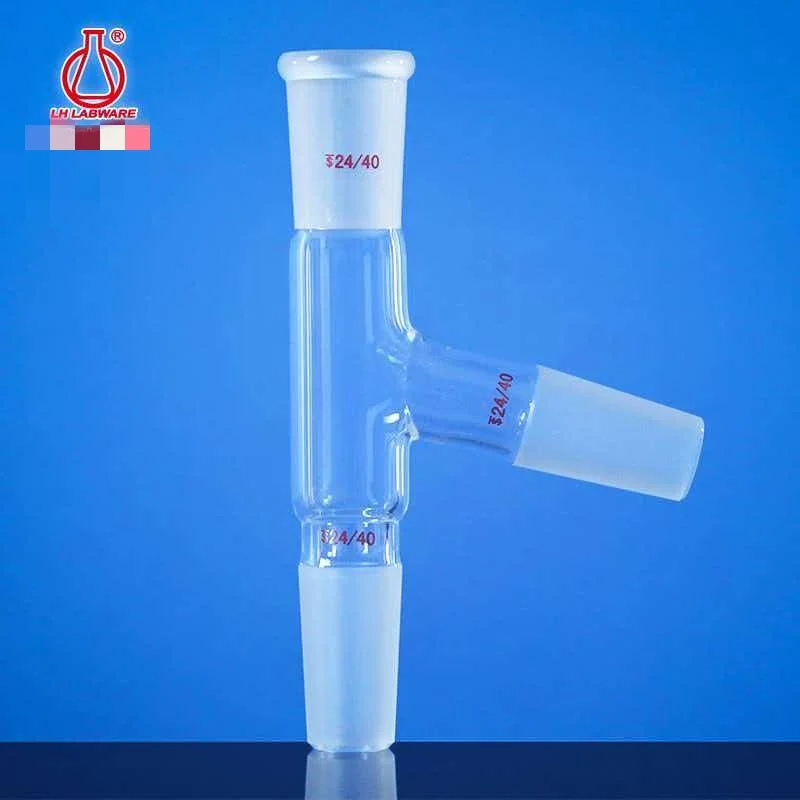Glass distillation head 75 degree distillation head 10 * 14 * 2/14 * 3/19 * 3/24 * 3LH-123 vacuum distillation