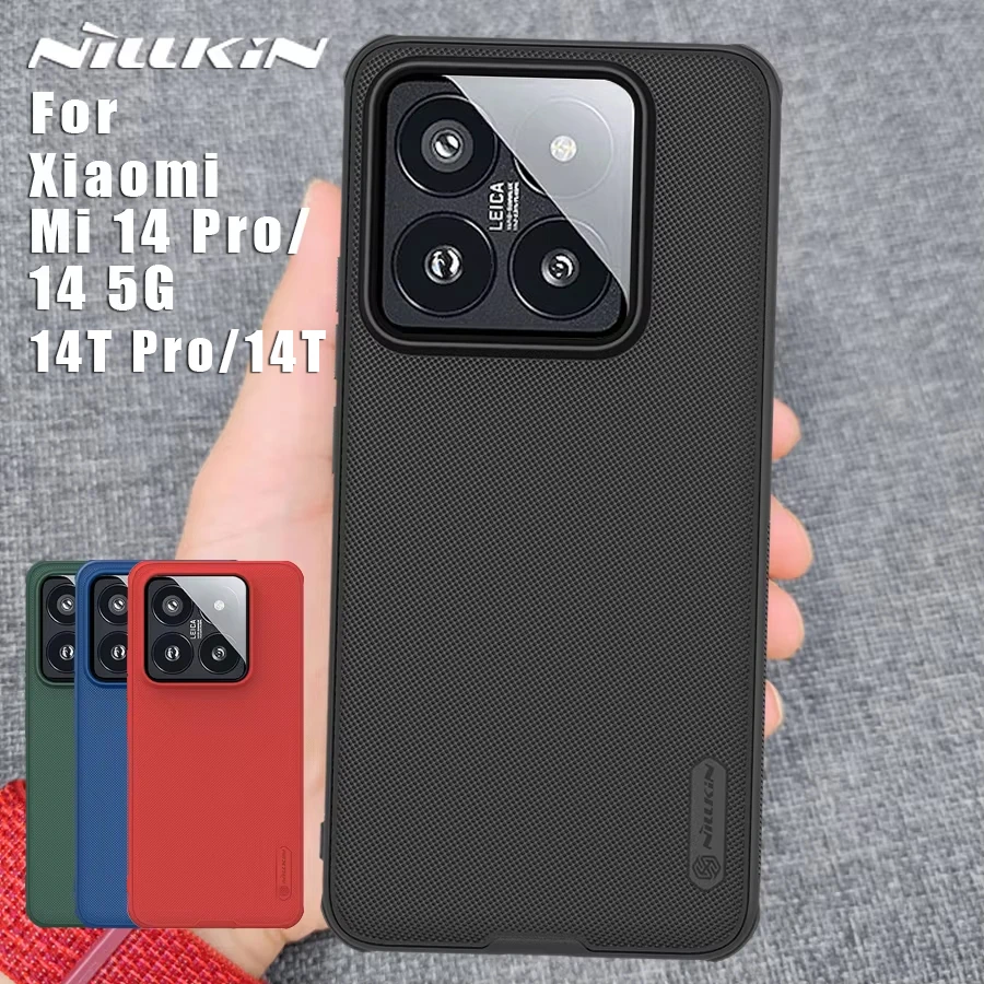 Nillkin for Xiaomi Mi 14T Pro / 14T / 14 Pro / 14 5G Case 360 PC Hard Full Frosted Back Cover Camera Protection for Mi14