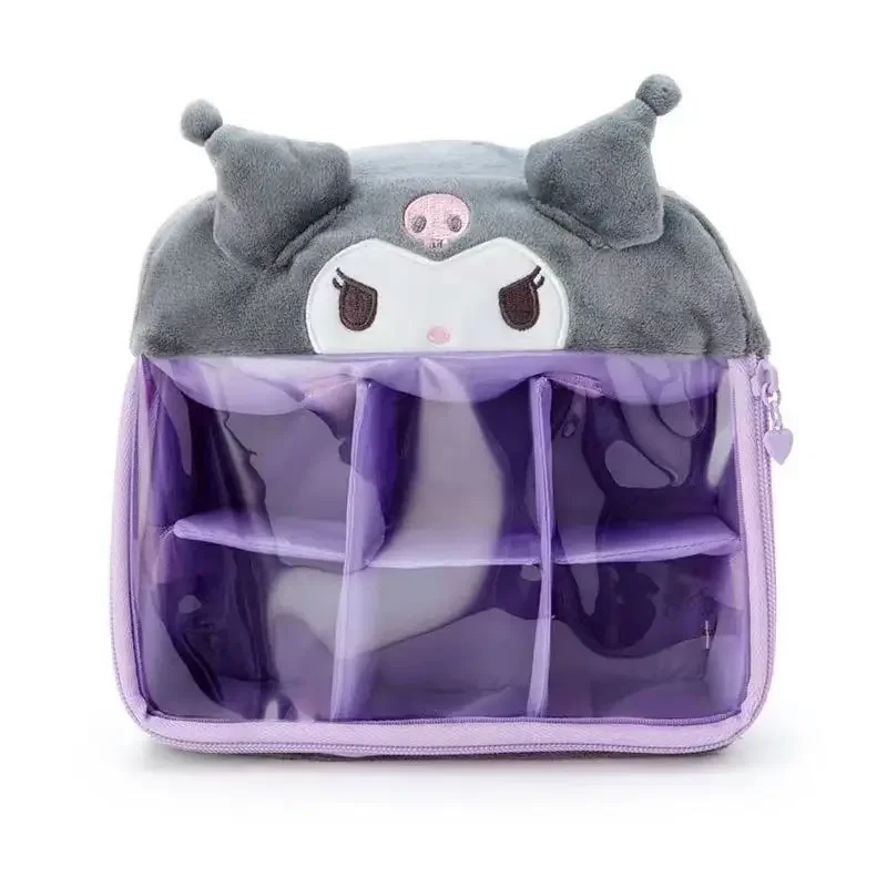 Sanrio Cartoon Anime Peripheral New Product Kuromi Cute Cinnamon Roll Otaku Series Storage Box Miscellaneous Jewelry Storage Bag