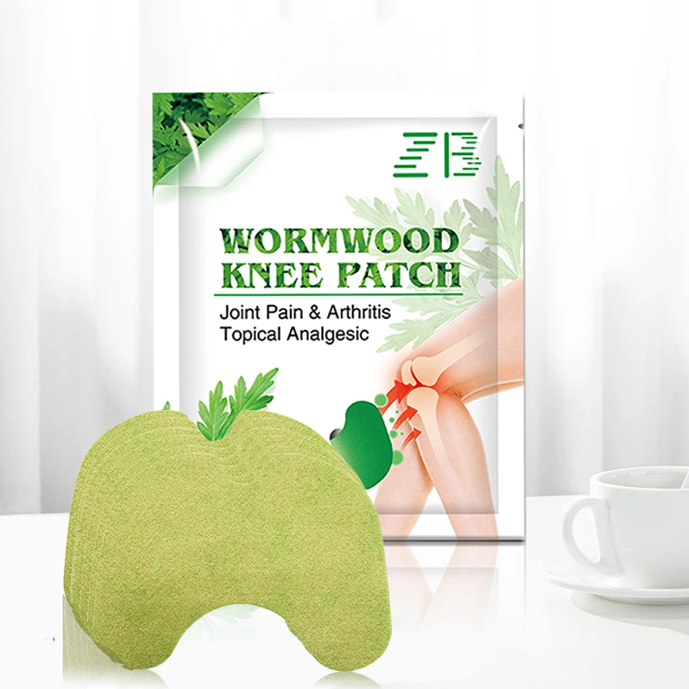 12pcs/Bag New Knee Plaster Sticker Wormwood Extract Knee Joint Ache Pain Relieving Paster Rheumatoid Arthritis Body Patch