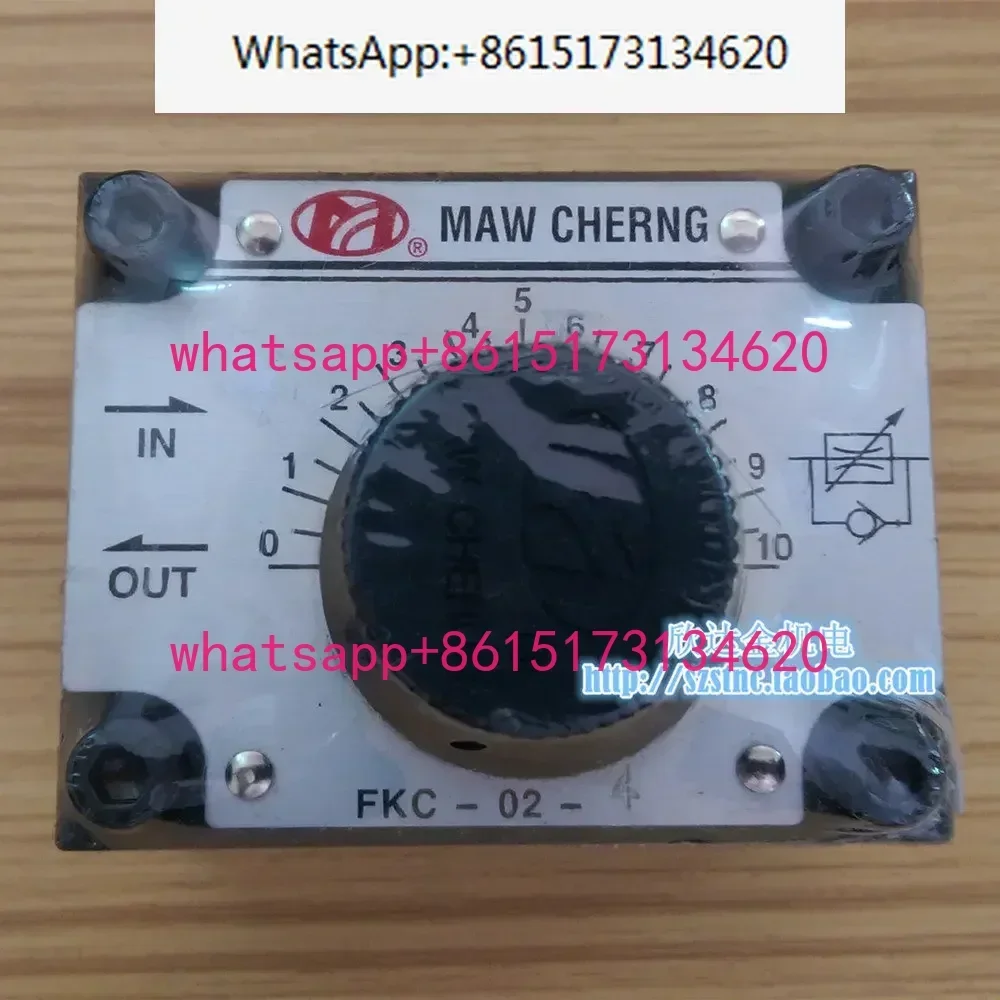 

FKC-02-4 Flow Control Valve L Maocheng MAW CHERNG Throttling Speed Control Sawing Machine Oil Valve R C