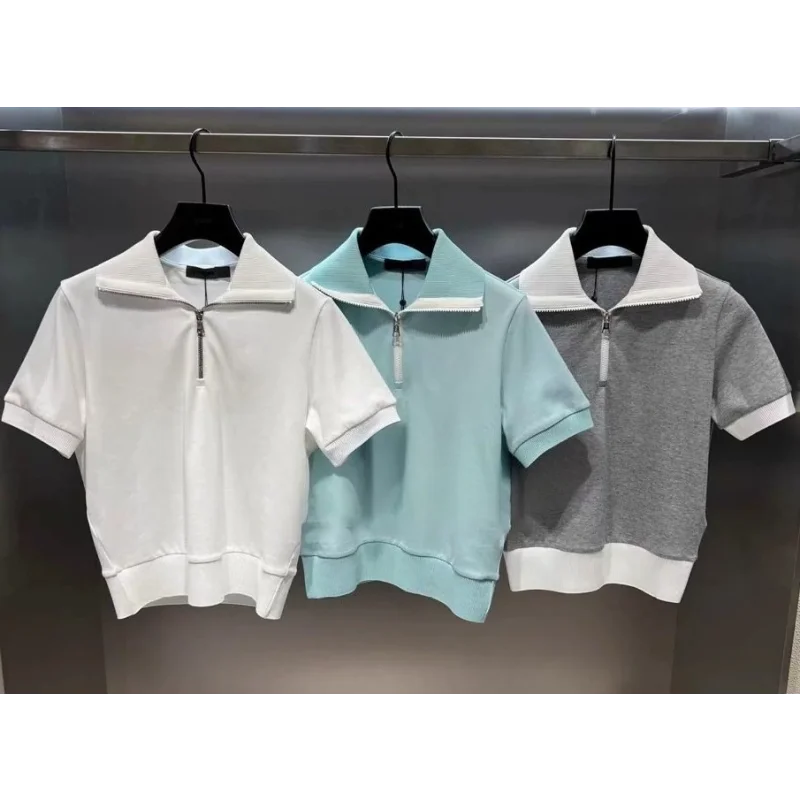 2026 Summer New Korean Women's Golf Shirt Short Sleeve Slim Fit Breathable for Golf Course Top Versatile Casual Sports Wear