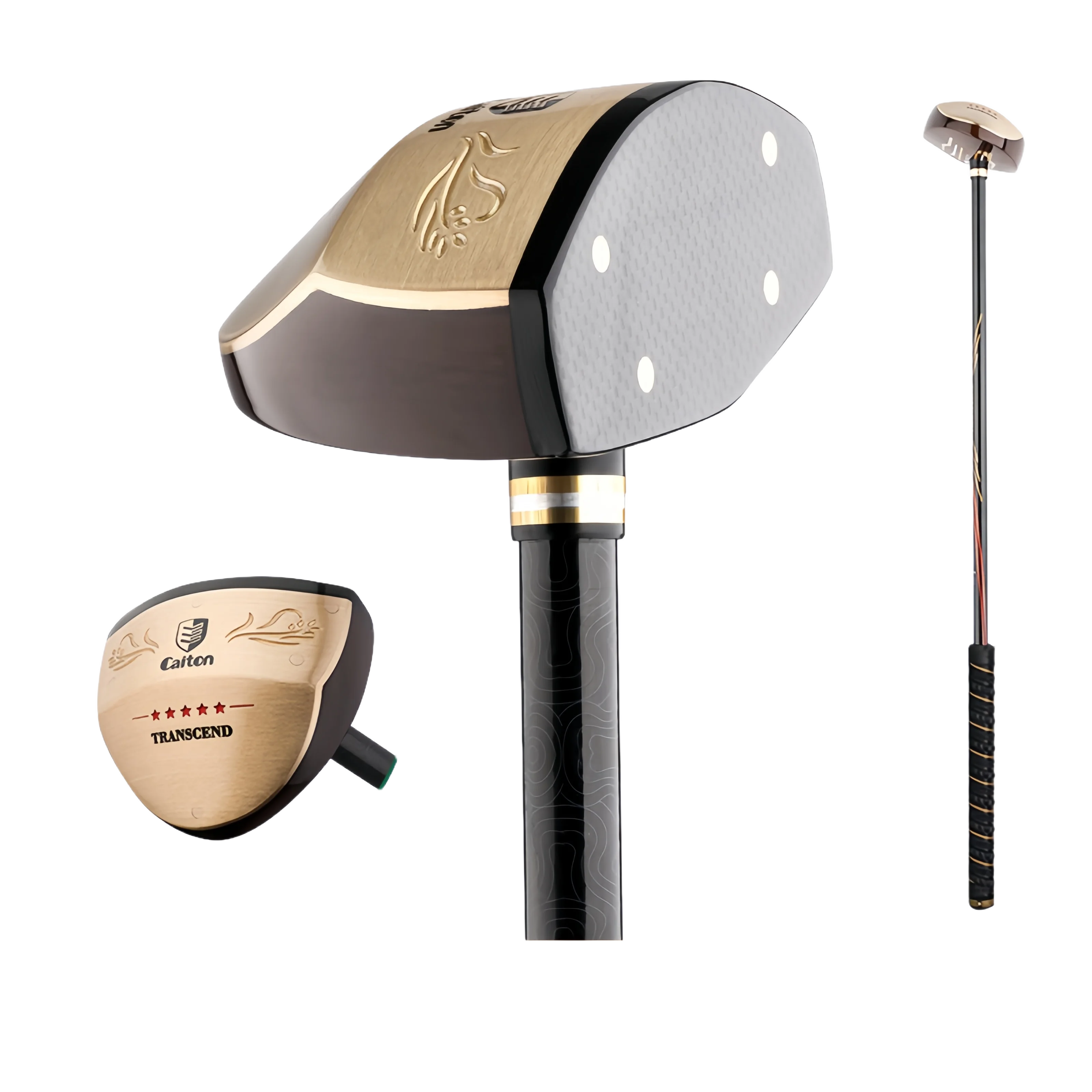 

Custom Logo Professional Design Wood Park Golf Club Set with Park Golf Shaft and Grip Park Golf Head