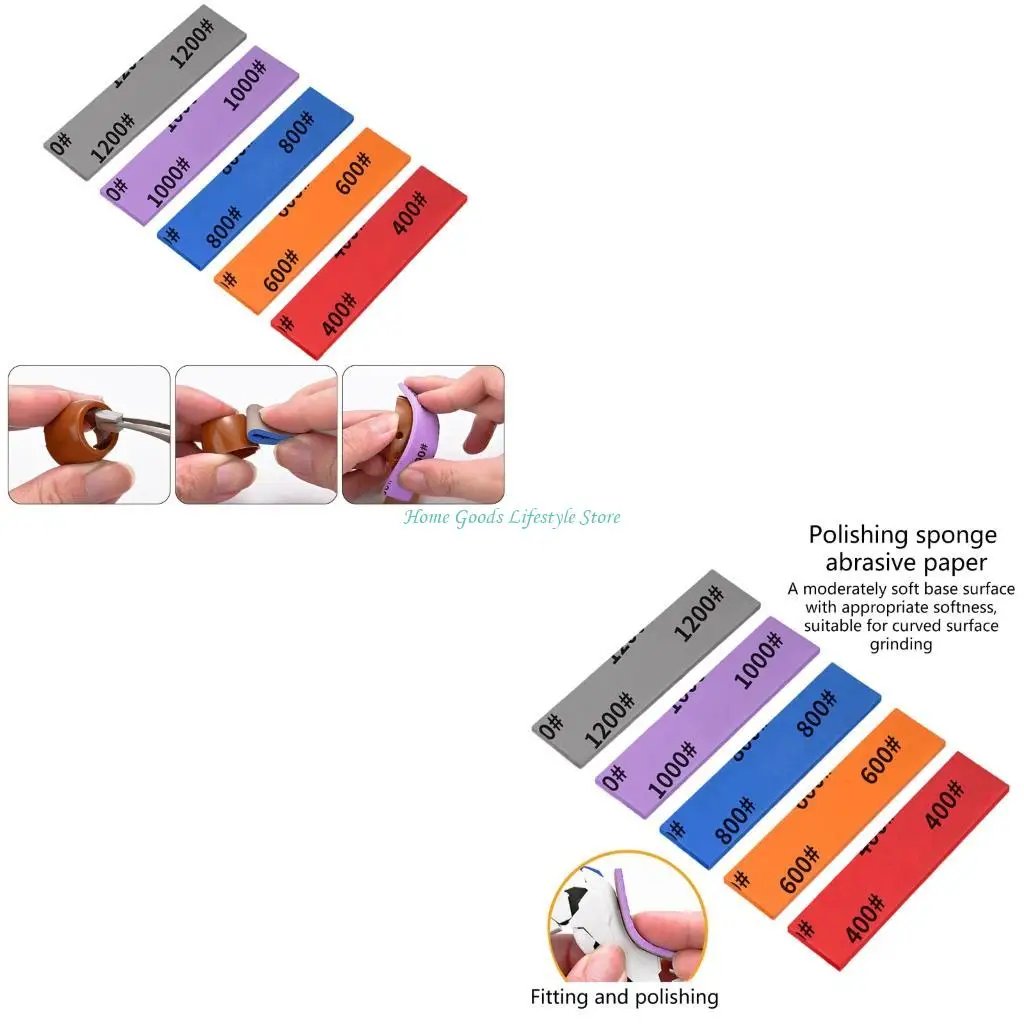 

E74E Универсальная шлифовальная губка для изготовления моделей Удобный эргономичный дизайн Эффективная полировка сложных деталей