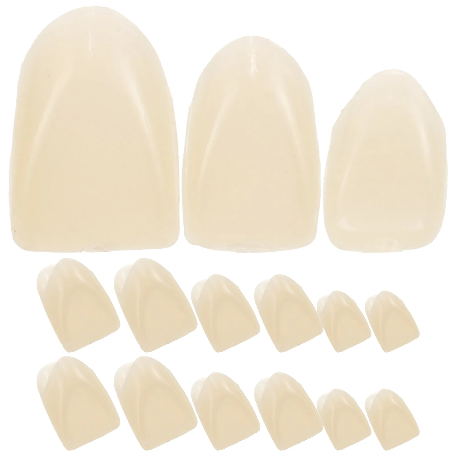 Temporary Crown Teeth Oral Teeth Temporary Veneers Dental Restoration Kit Plastic Teeth Veneers Dental Material Oral Caring Tool