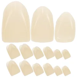 Carillas temporales para dientes de corona, Kit de restauración Dental, carillas de plástico, Material Dental, herramienta de cuidado bucal