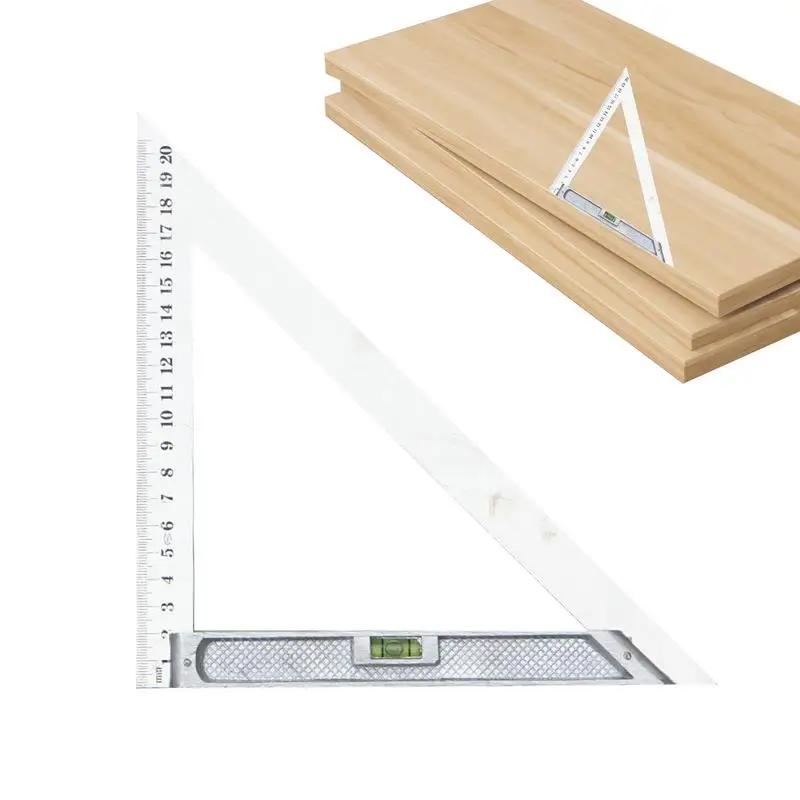 

Carpenter Ruler Multifunctional Metal Square Ruler Carpenter Right Angle Square Protractor Gauge Layout Measuring Tool For