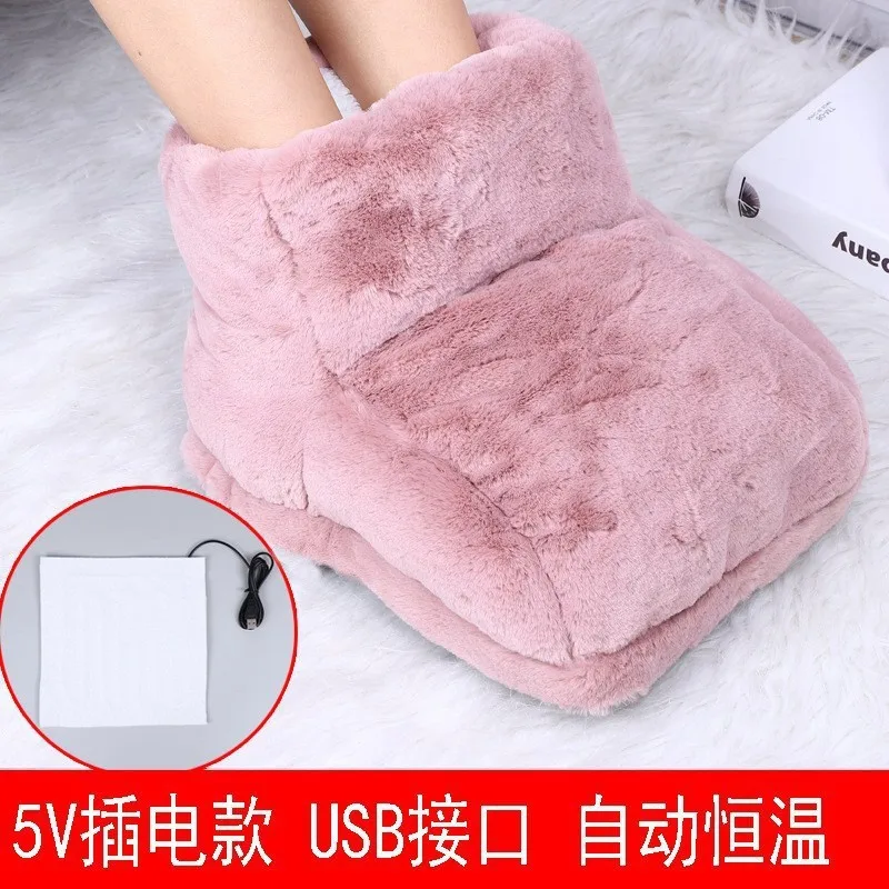 

USB Foot Warmer Electric Heating Shoes High Top for Office Dormitory Household Winter Sleeping Charging Warm Foot Care