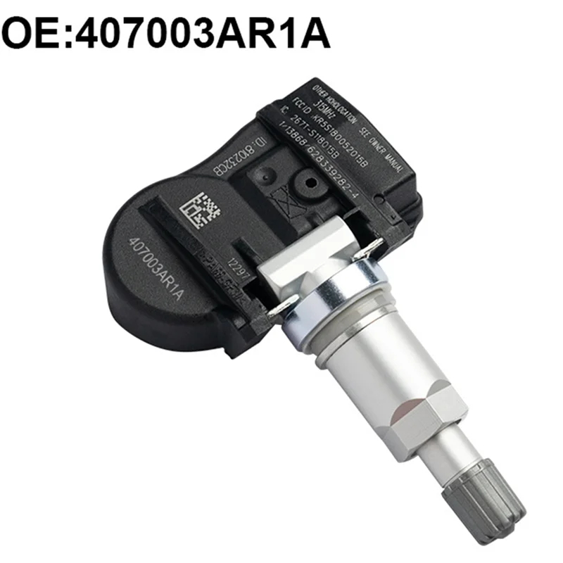 

4 Pcs Car Tire Pressure Sensor 433Mhz For Nissan Sentra SR Versa SL 407003AR1A 40700-3AR1A