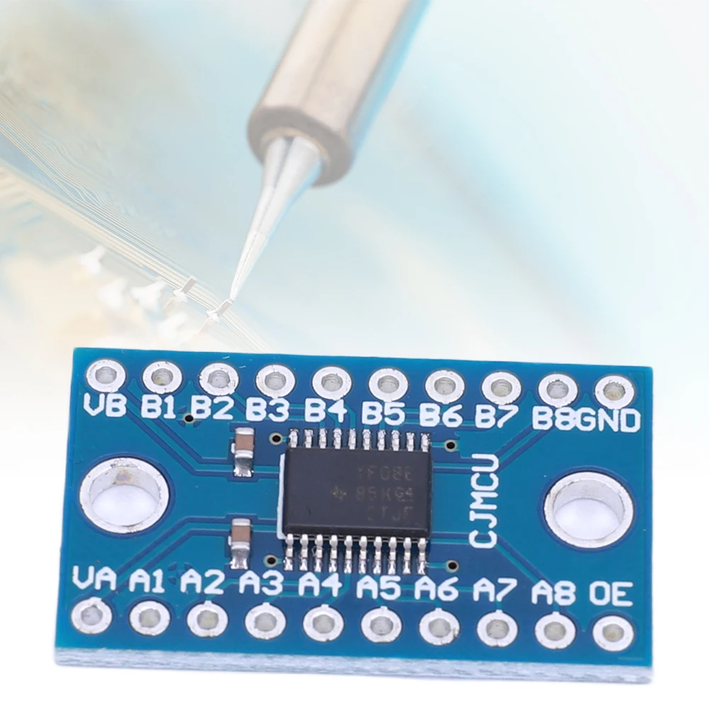 1-10PCS TXS0108E Logic Level Shifter Bi-Directional Module 3.3V 5V 8 Channel Voltage Level Translation Module for Raspberry Pi