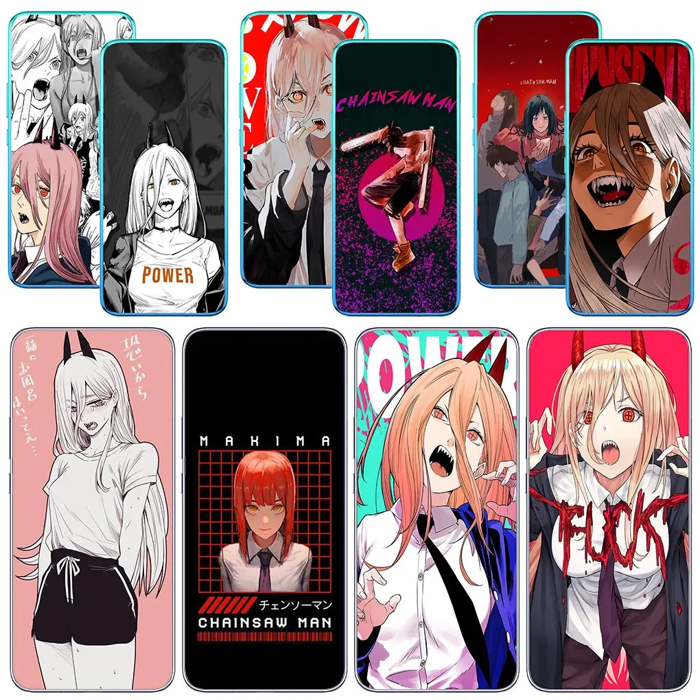 Tatsuki Fujimoto Chainsaw Man Gir Phone Cover Case for Motorola Moto Edge 50 40 Pro 30 neo 20 Lite Ultra One Fusion E22 G85