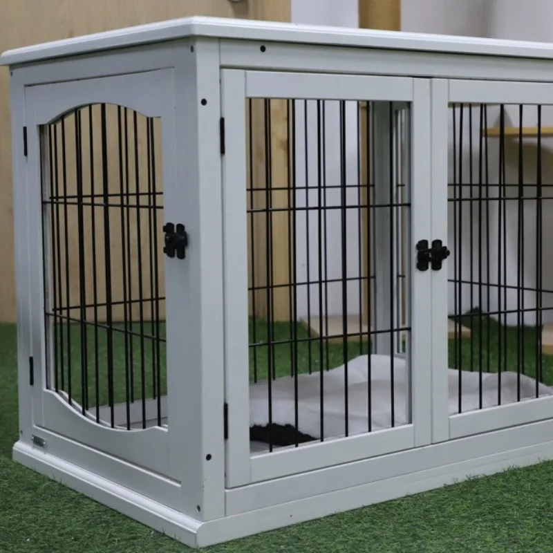 

Cage Wooden Pet Indoor Shiba Inu Medium Small Fence Household Separate Cage with Toilet