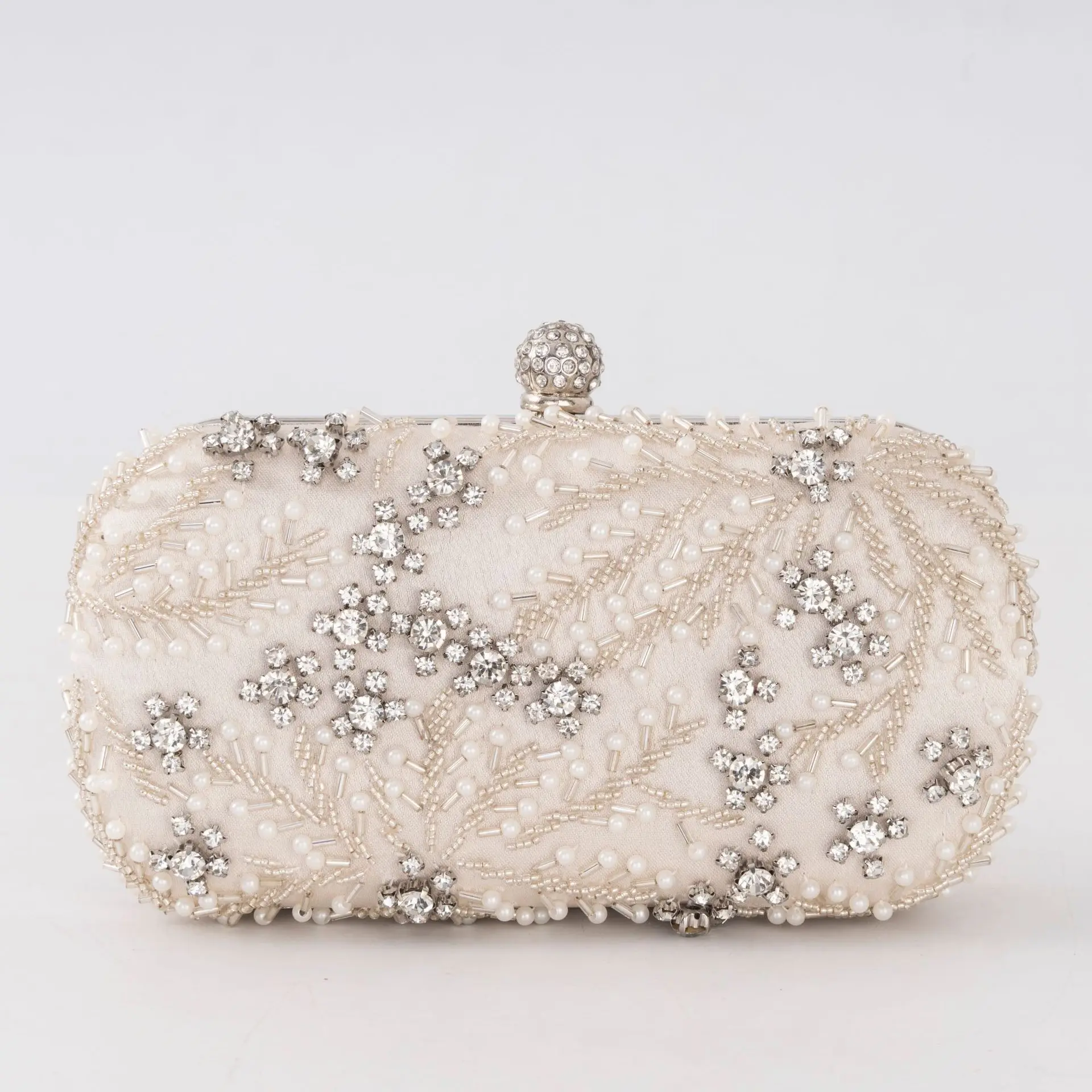 

New Fashion Dinner Bag Fashion Celebrity With Dress Banquet Bag Hand Pearl Oblique Span Bag Woman High-End Ladies' Banquet Bag