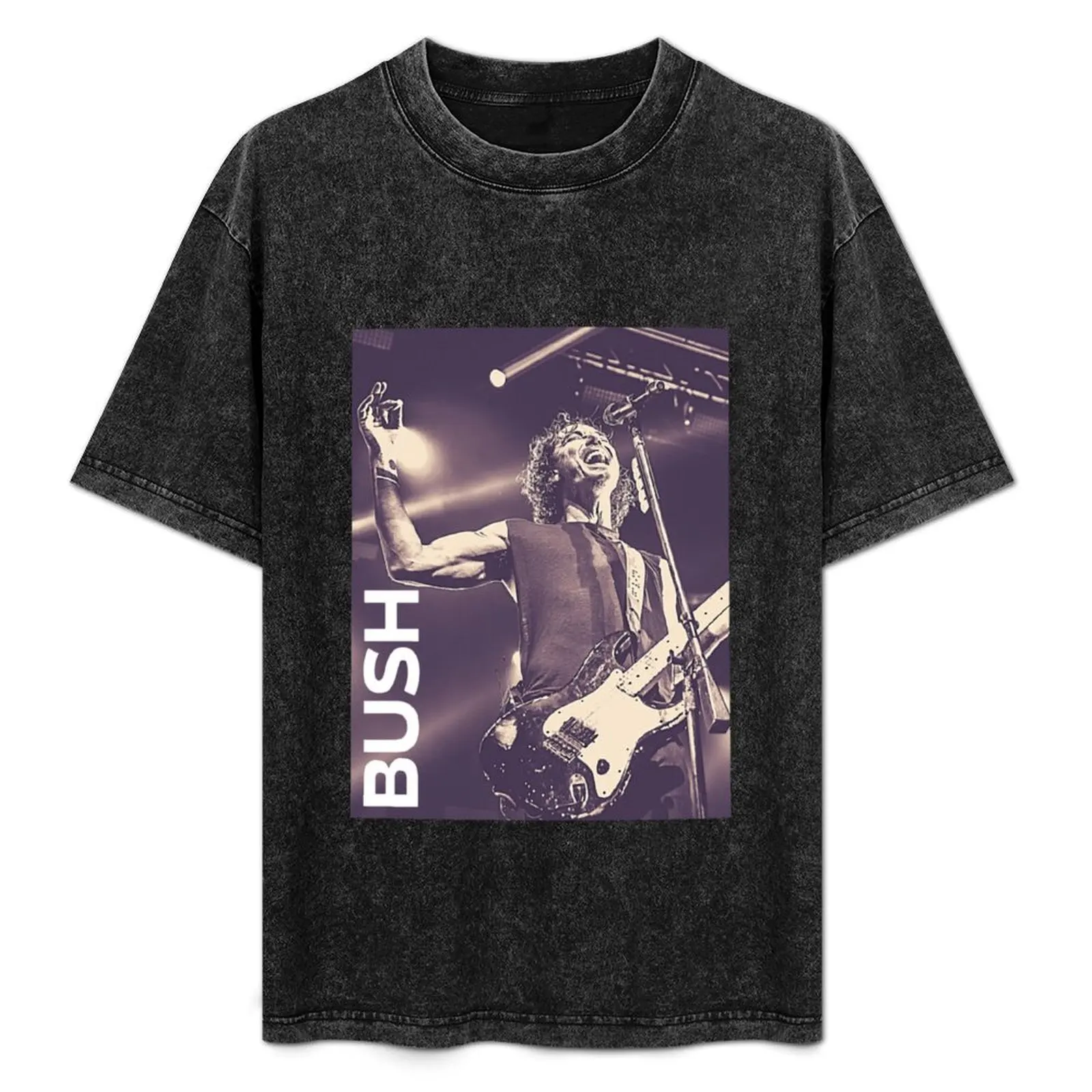 

BUSH ROCK BAND Live 2022 Bush Fan Edition Nostalgic 90s T-Shirt plus size clothes baggy shirts Men's clothing