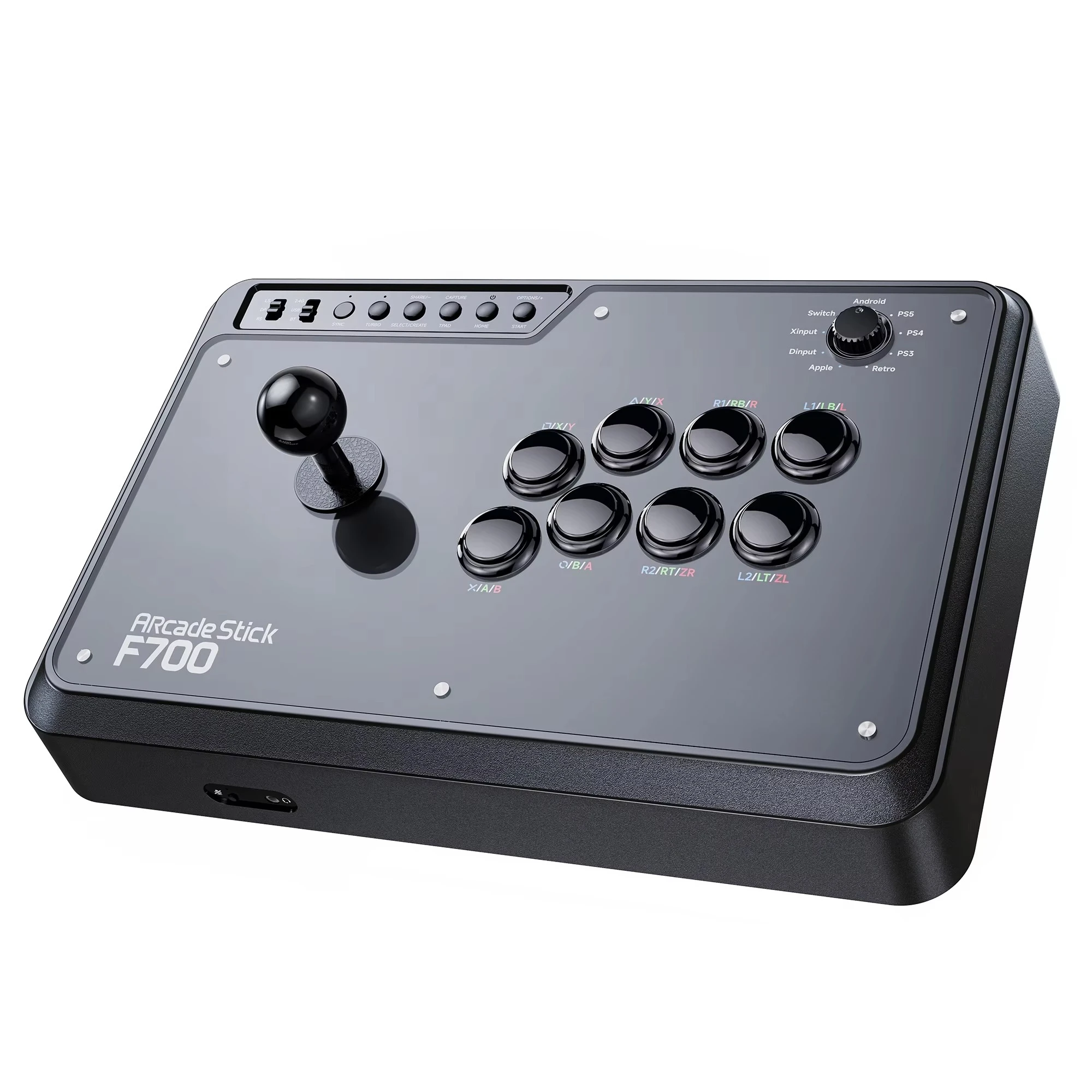 Mayflash Arcade Stick Fight Stick F700 for PS5 for PS4 for PS3 for Switch for Windows for Android for MacOS
