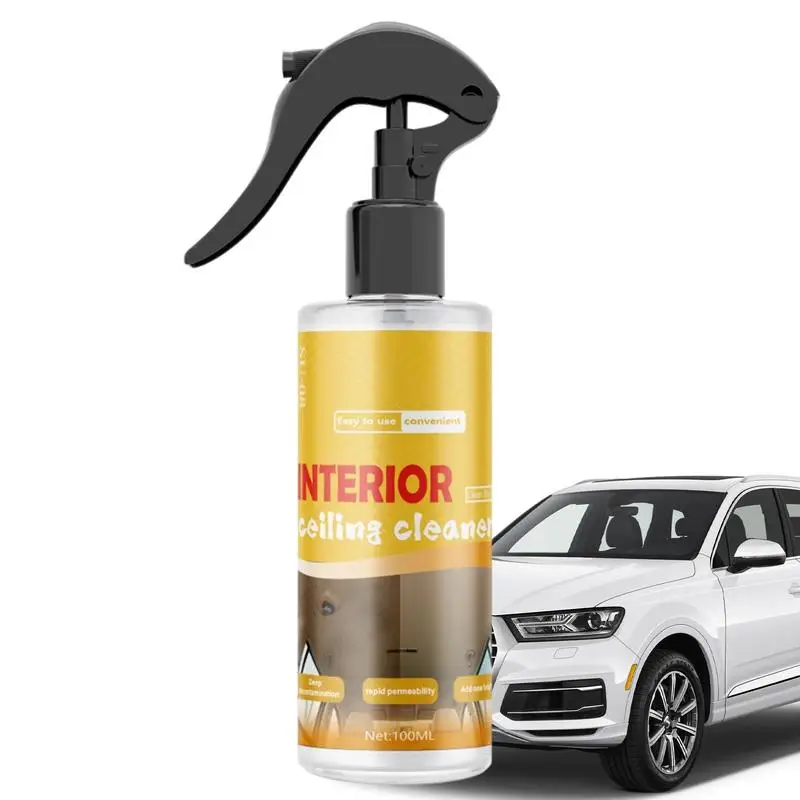 

Car Seat Fabric Cleaner Multipurpose Car Ceiling Cleaner Carpet And Upholstery Stain Extractor 100ml Car Interior Stain Cleaner