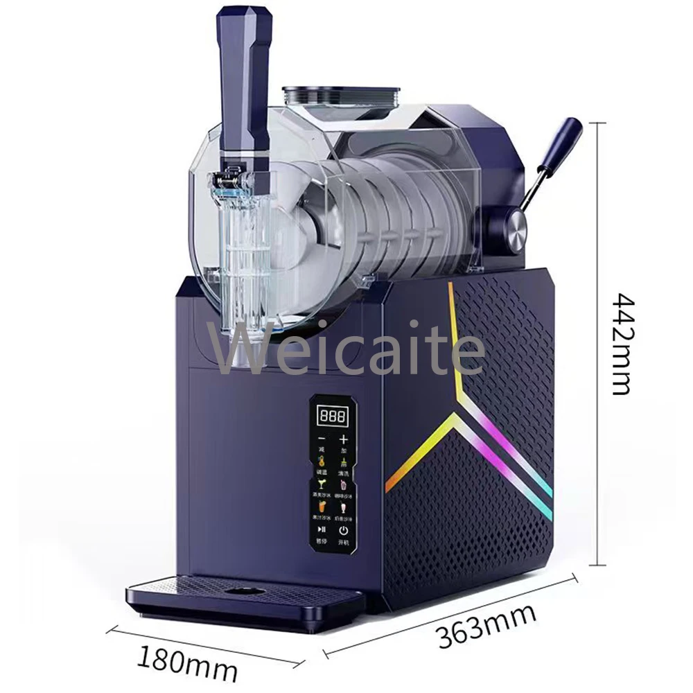 Automatic Machine Snowflake Ice Flake Machine Electric Snack Snowflake Ice Cream Roller Machine Household Drink