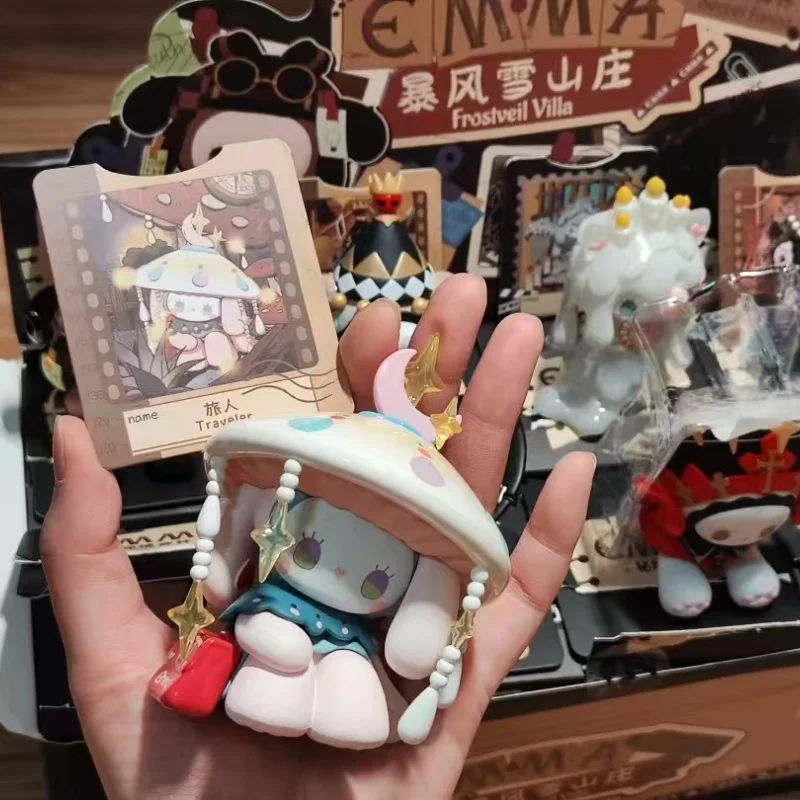 إيما سيكريت فورست سنو بليزارد ماونتن سيريز صندوق أعمى نمط داكن تمثال ديكور غرفة الكرتون لعبة Mdel هدية عيد ميلاد للأطفال