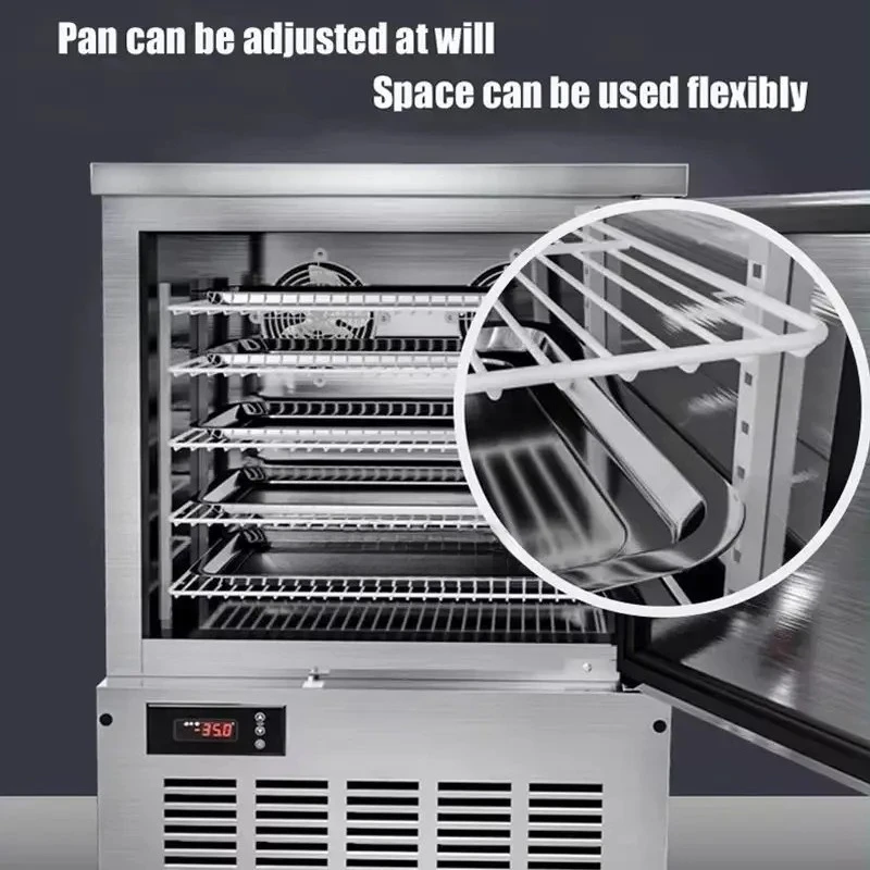 Máquina de Refrigeración Comercial Pequeña para Restaurantes - Equipo de Congelación para Empanadillas de Camarón y Muslos de Pollo