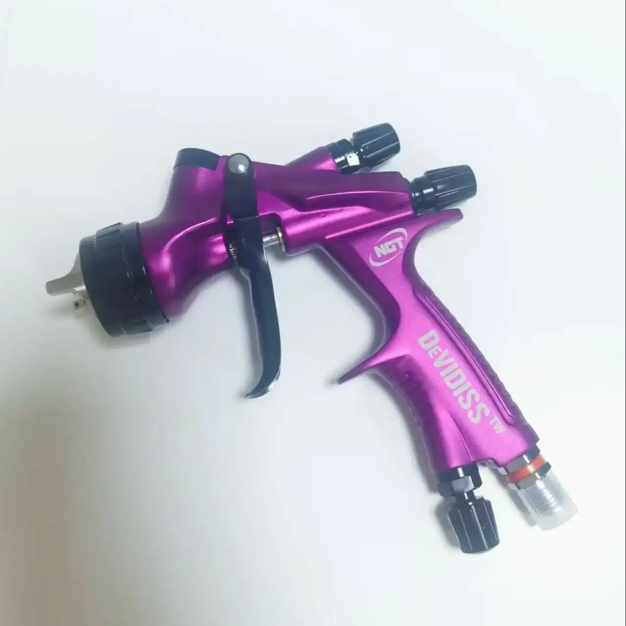 

DEVIDISS NGT Clear Coat Spray Gun Kit, 13mm Nozzle, with metal automotive paint sprayerSpray Gun, gravity feed, without charging