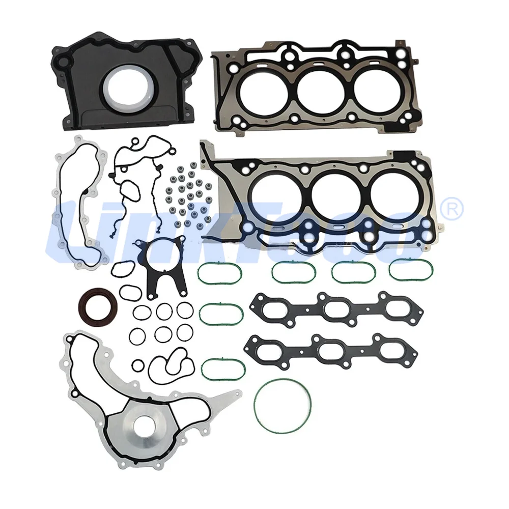 Engine Overhaul Kit Gasket Set Timing Kit Piston Set Fit M156 3.0 L T V6 For 13- Maserati Quattroporte Ghibli Levante 3.0L 3.0T