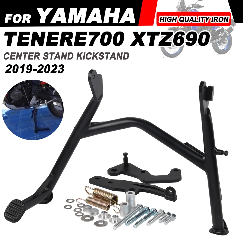 

For YAMAHA TENERE700 XTZ690 Tenere 700 2019 - 2023 Accessories Large Bracket Pillar Center Kickstand Parking Stand Firm Holder