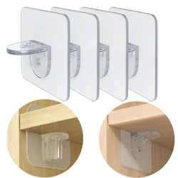 Strong Self Adhesive Shelf Bracket Support Peg Sticky Angle Brace NoDrill for Closet Cabinet Wardrobe Shelve Board Hanger Holder