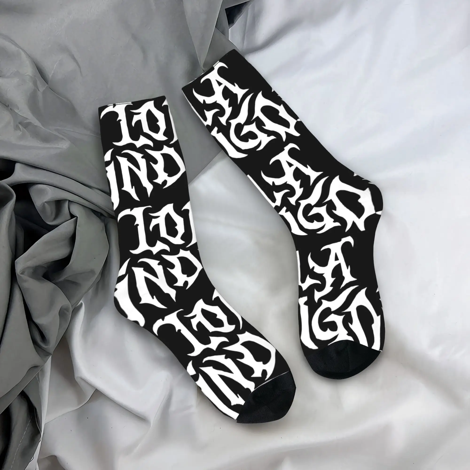 Indigoed 2025 Singer Tour L– Lolas Socks جوارب كورية للزوجين جوارب خارجية عالية الجودة بنمط الربيع جوارب مضادة للانزلاق