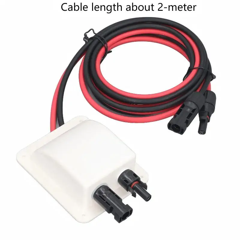 Alloggiamento pressacavo ingresso impermeabile con connessione solare per camper, yacht, camper con cavo di prolunga