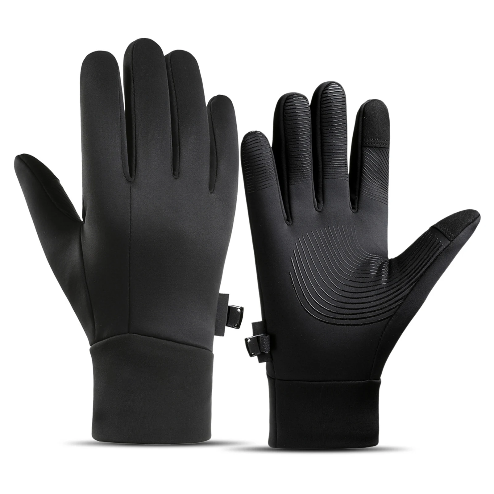 Berglaufhandschuhe für Herren, Winter-Touchscreen-Handschuhe, warm, rutschfest, winddicht, regendicht, Reitsporthandschuhe