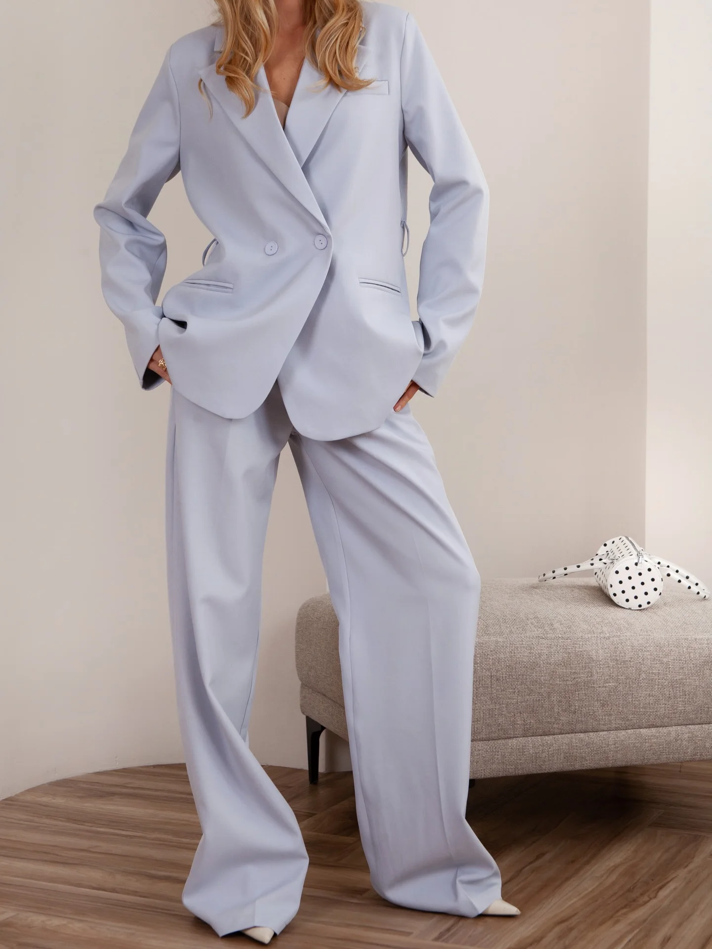 Women's Dresses Suit Gowns Elegant Peaked Lapel Jacket Coat And Pants For Female Satin 2 Pieces Suit Customized W654