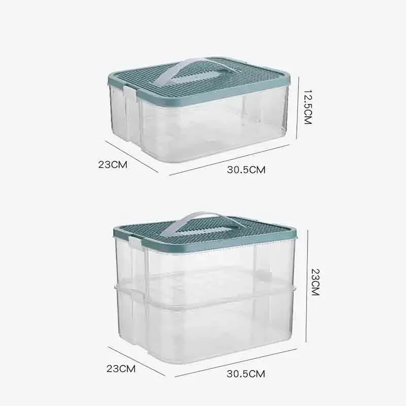 Building Block Storage Box Adjustable Classified Small Particle Jigsaw Puzzle Transparent Storage Container Toy Organizer Box