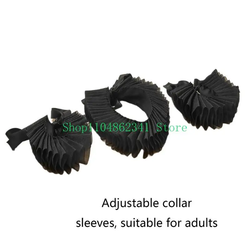 5ASD воротник и манжета набор викторианского костюма на Хэллоуин Косплей Костюми