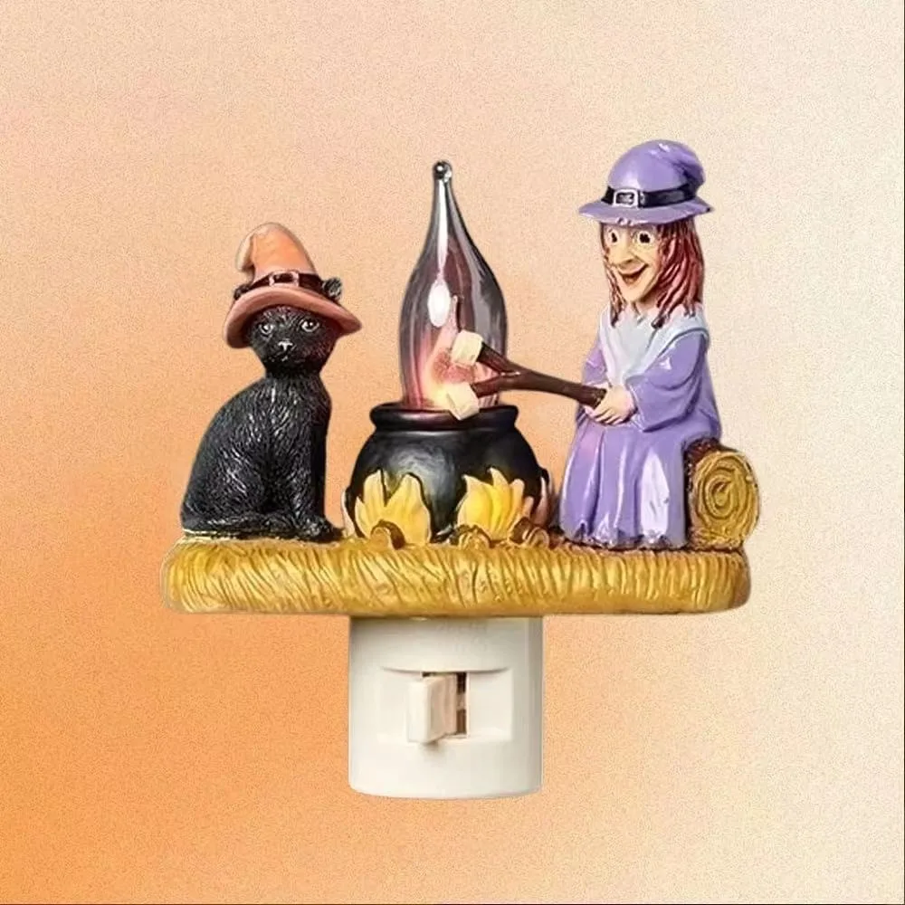 

Ghost Campfire Night Light Ghost Campfire Flickering Nightlight Small Faux Campfire Night Light Funny Halloween Lamp Home Decor