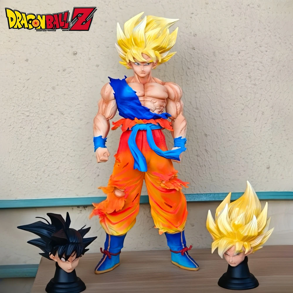 28-30.5cm 애니메이션 드래곤 볼 피규어 손오공 액션 피규어 Pvc Kakarotto 동상 데스크탑 Ornamen 컬렉션 모델 장난감 선물