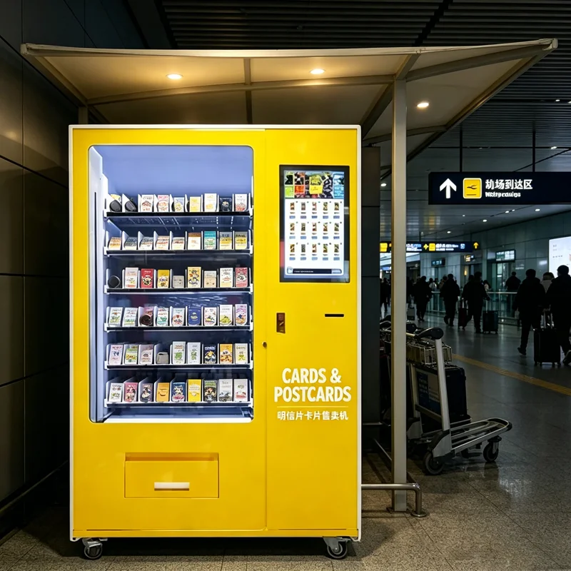 Smart Tcg Card Vending Machine Self Service Postcard and Blind Cards Vending Machine Outdoor Collection Card Vending Machine OME