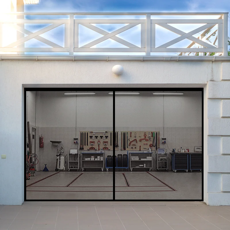 

Home Use Thickened Durable Magnetic Automatic Closing Door Curtain,Invisible Breathable Screen Door Upgrade,Anti-Cat Dog Scratch