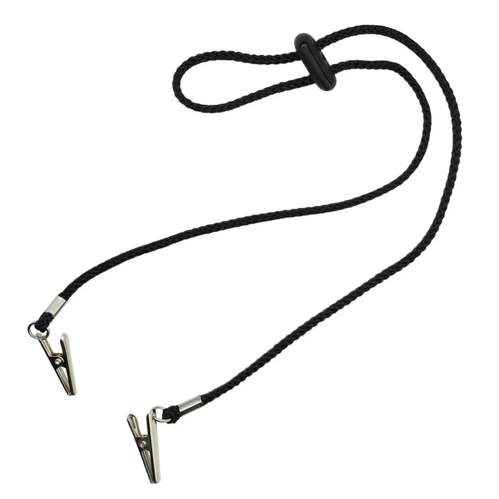 

5 Pcs Bib Clip Elderly Nylon Napkin Clips Chain Paper Napkins Holder Meal Towel